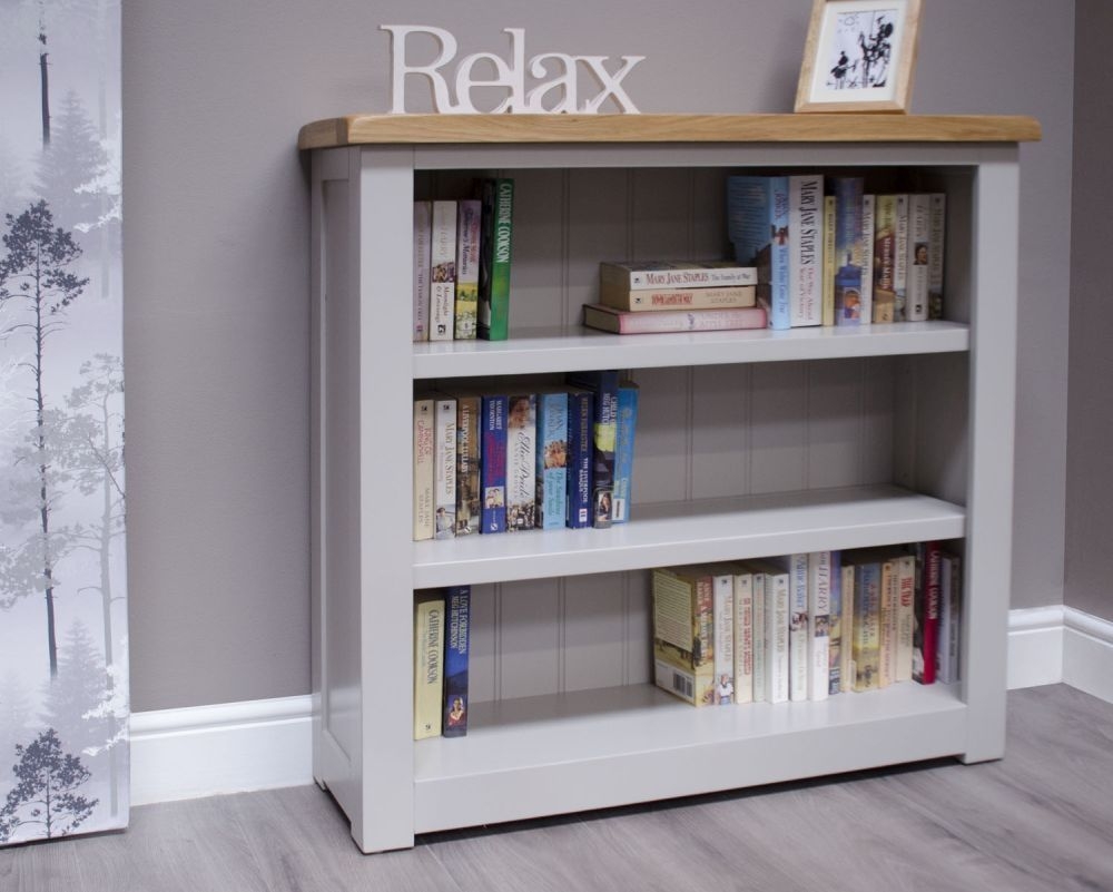 Product photograph of Homestyle Gb Diamond Painted Small Bookcase from Choice Furniture Superstore.