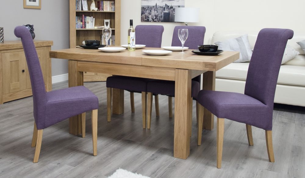 Product photograph of Homestyle Gb Bordeaux Oak Small Extending Dining Table from Choice Furniture Superstore.
