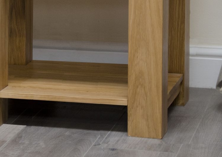 Product photograph of Homestyle Gb Bordeaux Oak Lamp Table from Choice Furniture Superstore.