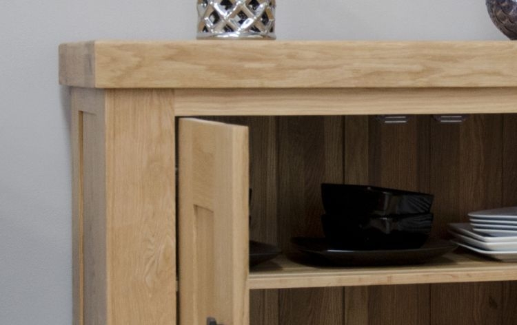 Product photograph of Homestyle Gb Bordeaux Oak Occasional Cupboard from Choice Furniture Superstore.