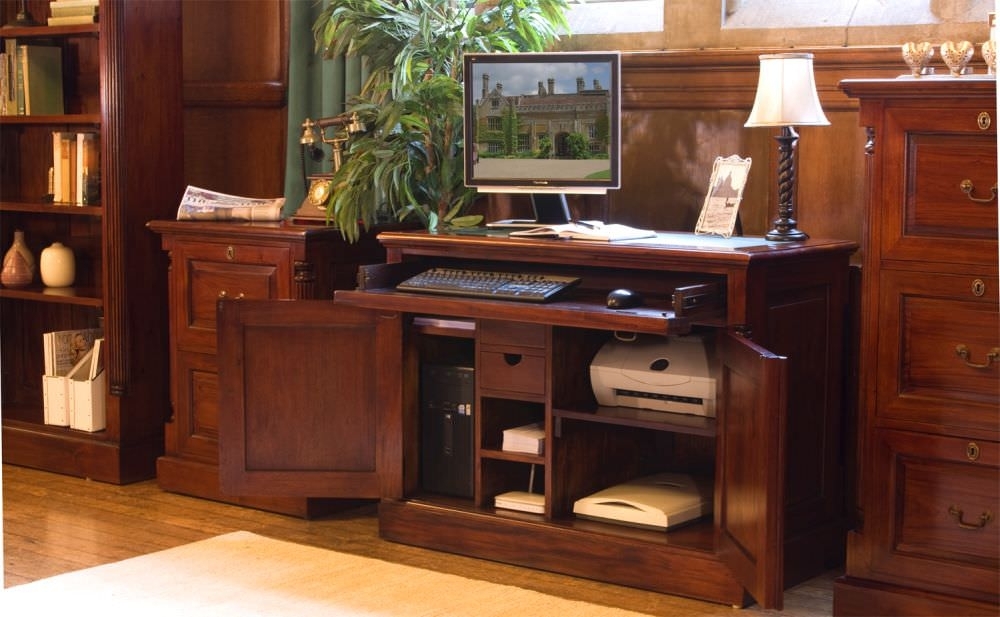 La Roque Mahogany Home Office Desk
