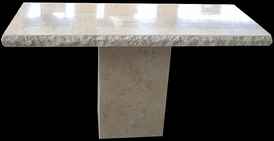 Product photograph of Stone International Roma Chiseled Edge Marble Occasional Table from Choice Furniture Superstore.
