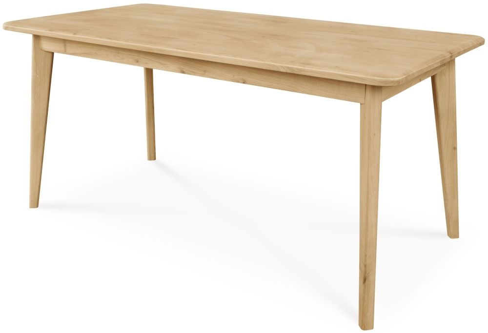 Product photograph of Clemence Richard Modena Oak 160cm Dining Table from Choice Furniture Superstore.