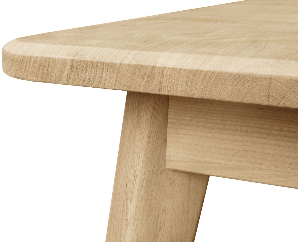 Product photograph of Clemence Richard Modena Oak 180cm Dining Table from Choice Furniture Superstore.
