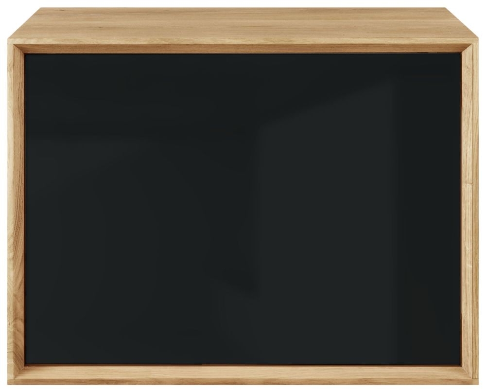 Product photograph of Clemence Richard Modena Oak Hanging Cupboard - 222 from Choice Furniture Superstore.