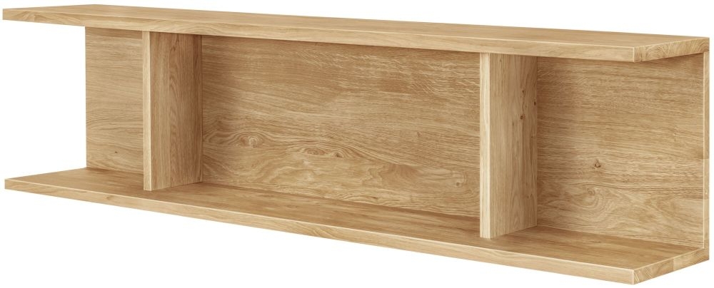 Product photograph of Clemence Richard Modena Oak Hanging Shelf from Choice Furniture Superstore.