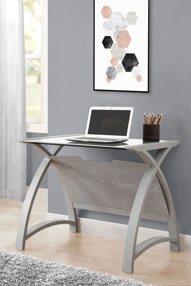 Product photograph of Jual Curve Grey Laptop Table Pc201 900lt from Choice Furniture Superstore.