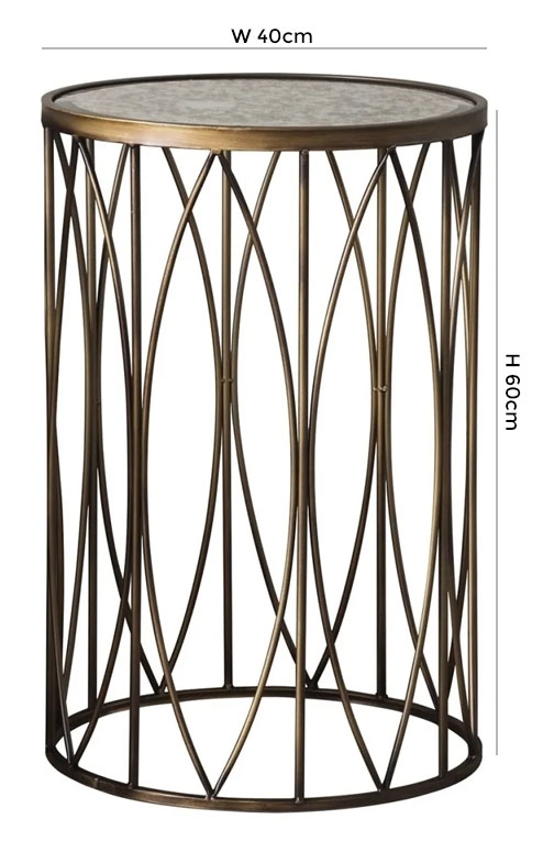 Product photograph of Raleigh Glass And Metal Side Table from Choice Furniture Superstore.