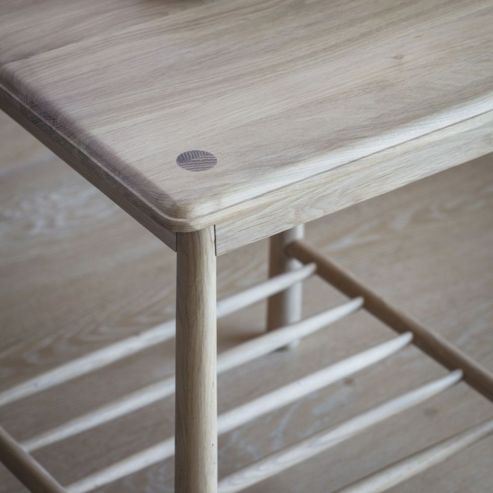 Product photograph of Wycombe Oak Side Table from Choice Furniture Superstore.