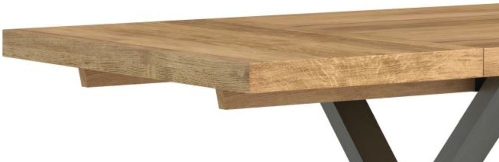 Product photograph of Fusion 150cm Oak Dining Table - 6 Seater from Choice Furniture Superstore.
