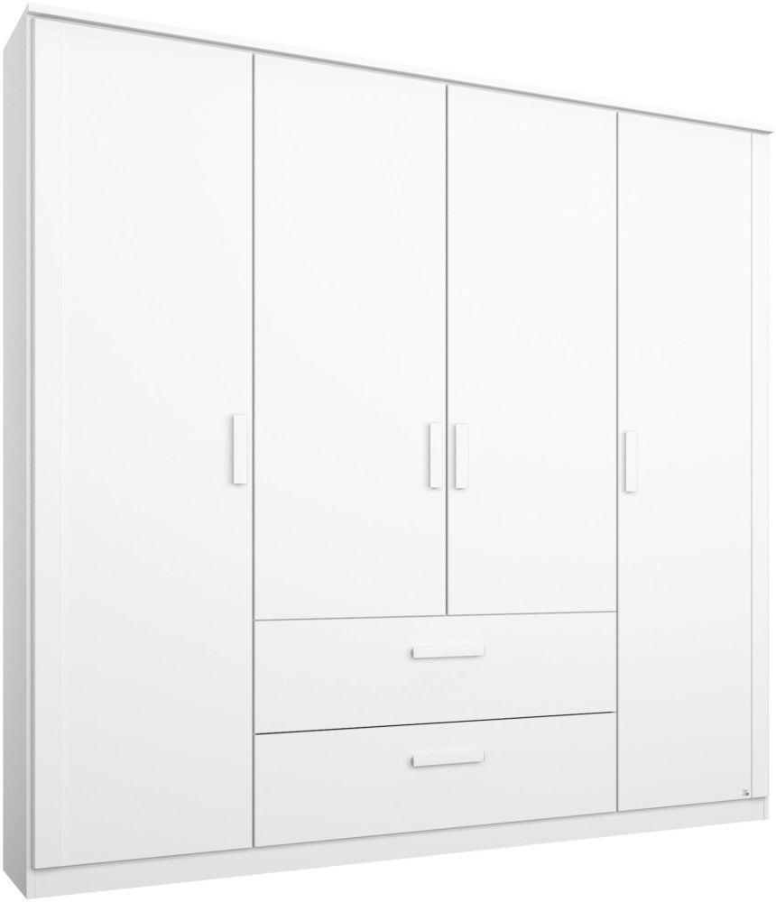 Product photograph of Rivera White Wardrobe from Choice Furniture Superstore.