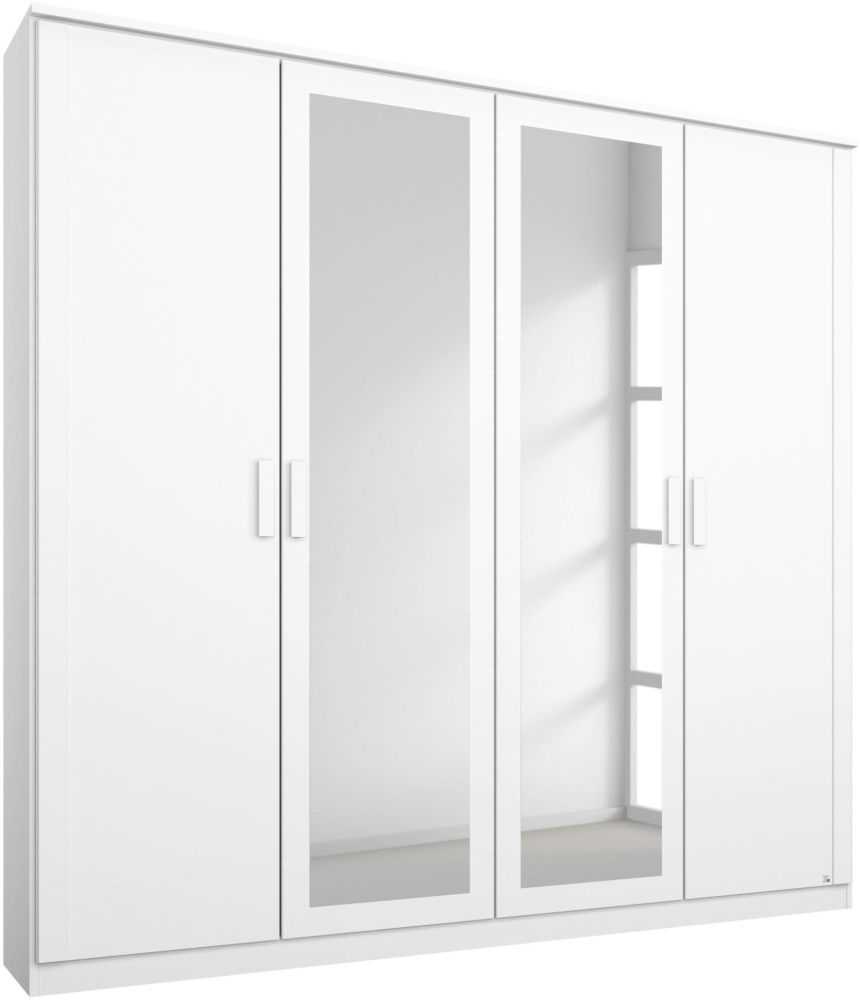 Product photograph of Rivera White Wardrobe from Choice Furniture Superstore.