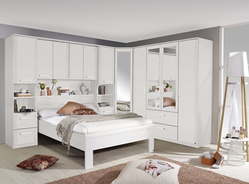 Product photograph of Rauch Rivera White Corner Wardrobe - Variation Available from Choice Furniture Superstore.