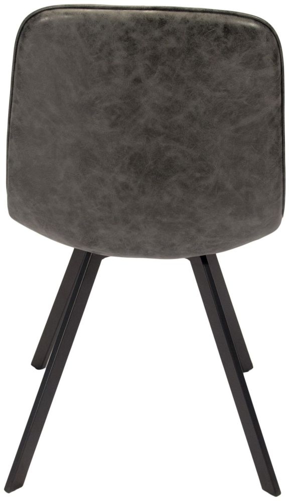 Tetro Grey Fabric Dining Chair (Pack of 4)