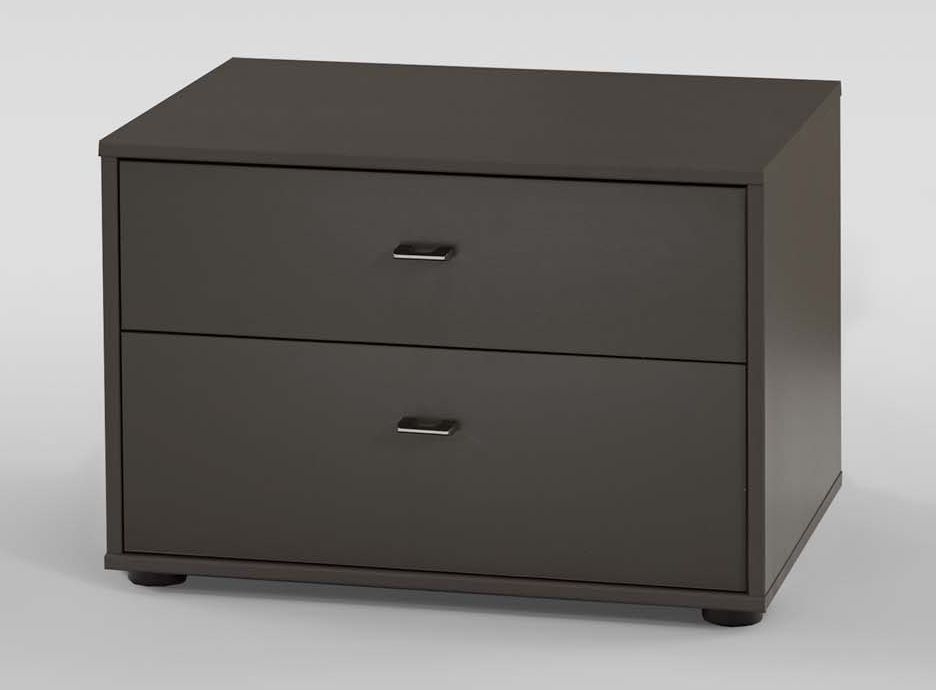 Product photograph of Tokio 2 Drawer Bedside Cabinet With Carcase Color Front from Choice Furniture Superstore.