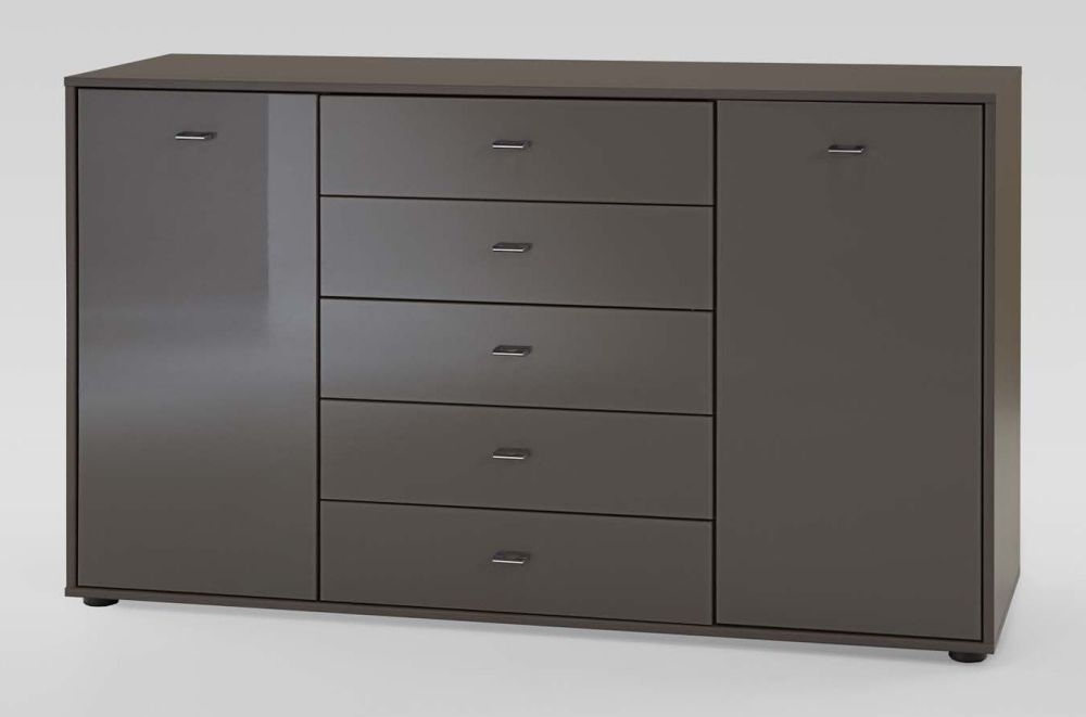 Product photograph of Wiemann Tokio 2 Door 5 Drawer Combination Dresser - Variation Available from Choice Furniture Superstore.