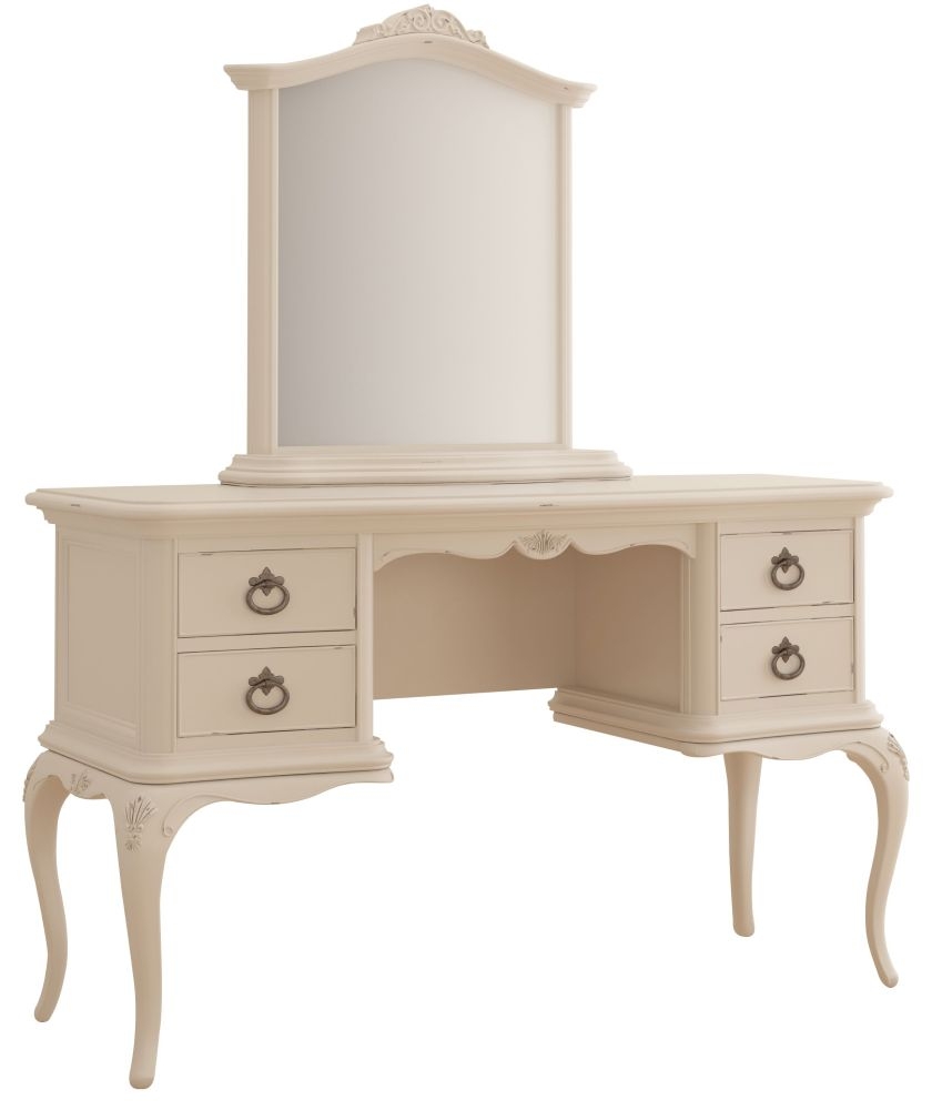 Product photograph of Willis And Gambier Ivory 4 Drawer Dressing Table from Choice Furniture Superstore.