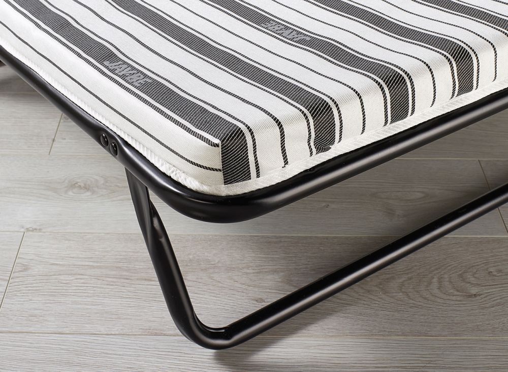 Product photograph of Jay-be Metal Small Double Folding Bed - Value Airflow Fibre Supreme Airflow Fibre Supreme Pocket Sprung from Choice Furniture Superstore.