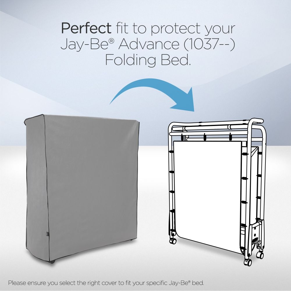 JayBe Advance Airflow Fibre Single Folding Bed Storage Cover CFS UK