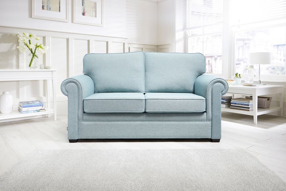 Jay-Be Classic Luxury Reflex Foam Sofa - Duck Egg Fabric - CFS Furniture UK