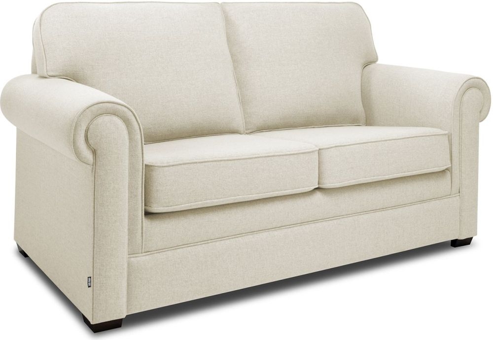 Classic Pocket Sprung Fabric Sofa Bed - Comes in Cream, Duck Egg & Aubergine Options