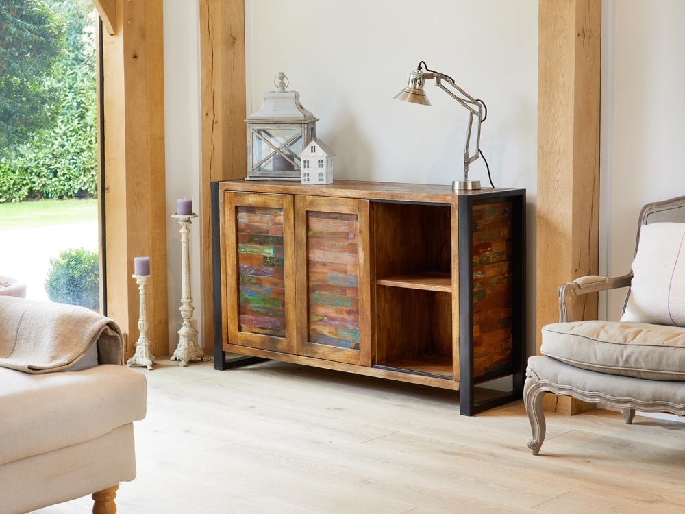 Product photograph of Urban Chic Reclaimed Sideboard from Choice Furniture Superstore.