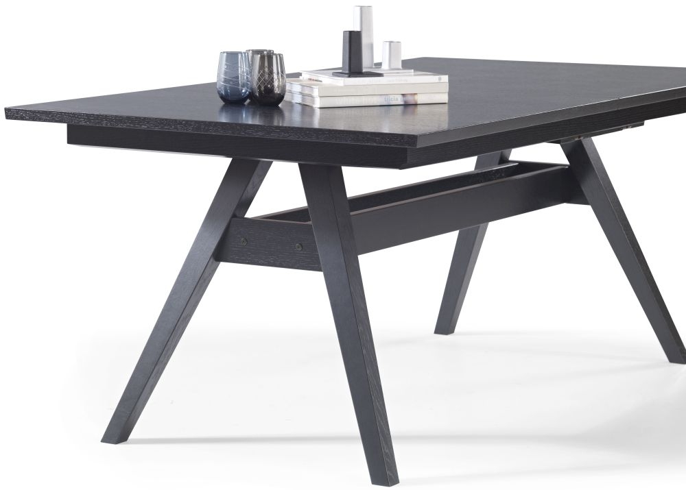 Product photograph of Skovby Sm11 6 To 12 Seater Extending Dining Table from Choice Furniture Superstore.