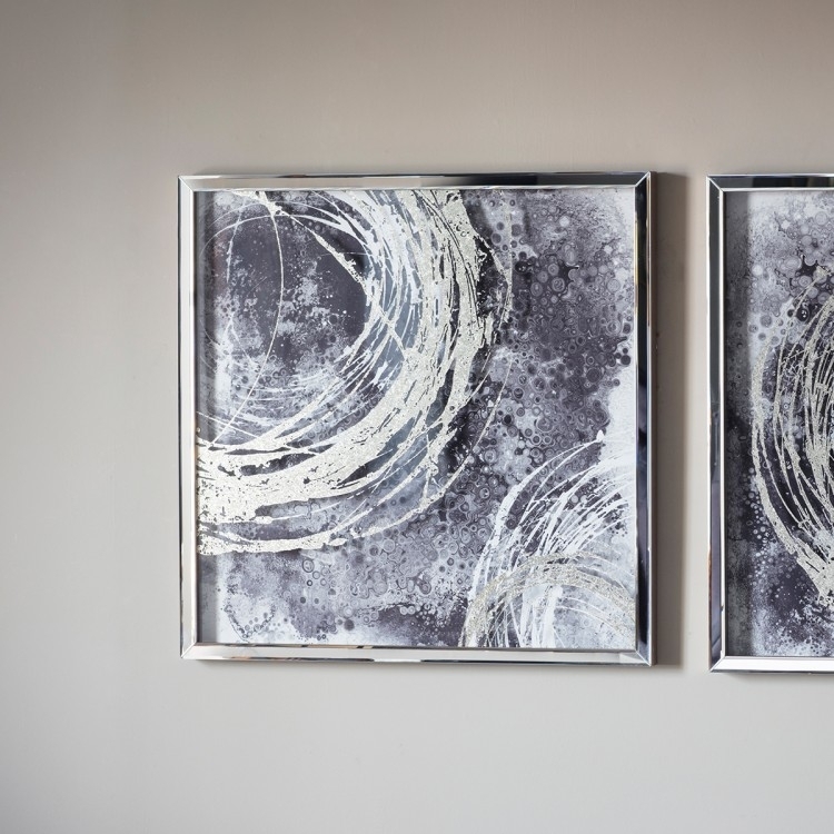 Product photograph of Cyclone I Framed Art - 70cm X 70cm from Choice Furniture Superstore.