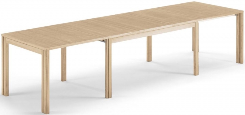Product photograph of Skovby Sm23 6 To 14 Seater Solid Extending Dining Table from Choice Furniture Superstore.