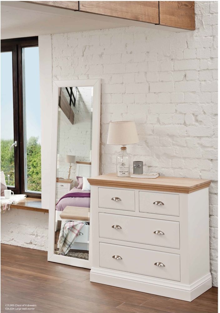 Product photograph of Tch Coelo 2 2 Drawer Chest - Oak And Painted from Choice Furniture Superstore.