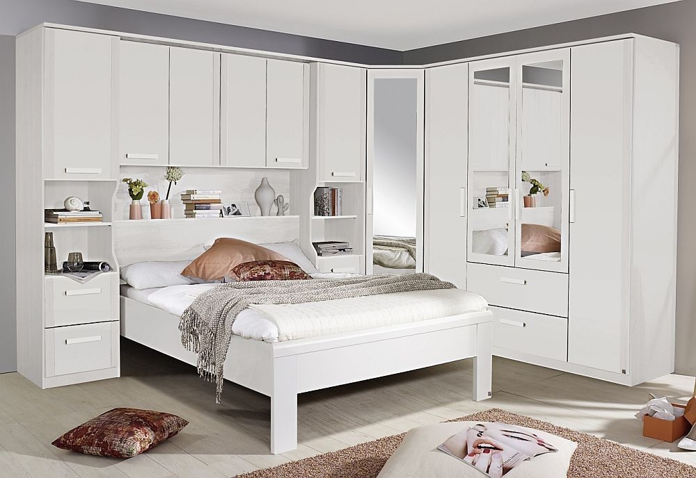 Product photograph of Rivera 4ft 6in Double Bed In Alpine White - 140cm X 190cm from Choice Furniture Superstore.