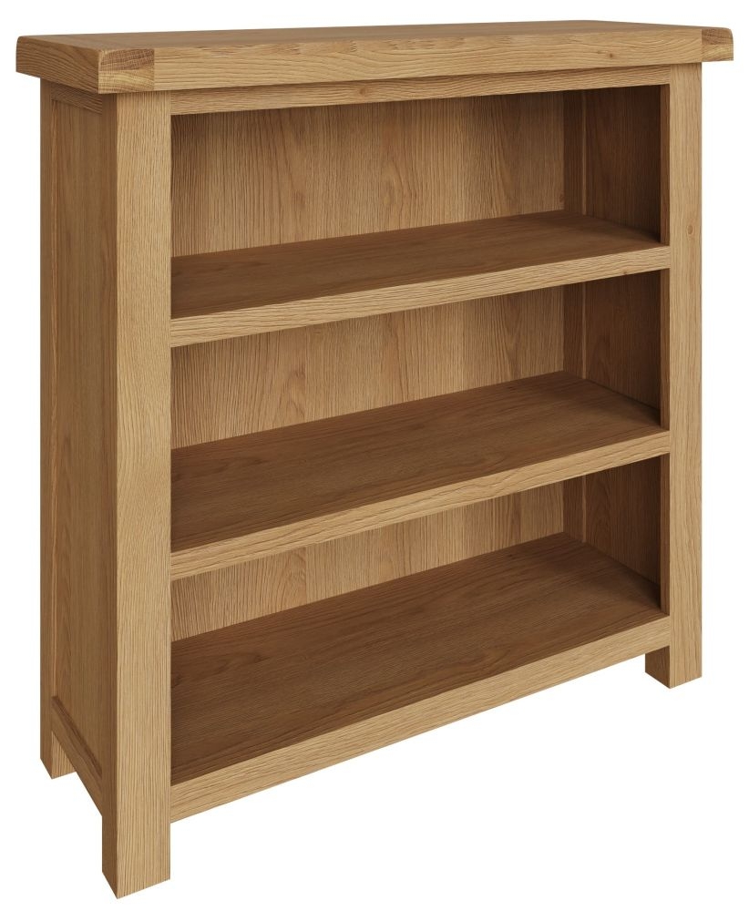 Product photograph of Tucson Oak Bookcase from Choice Furniture Superstore.