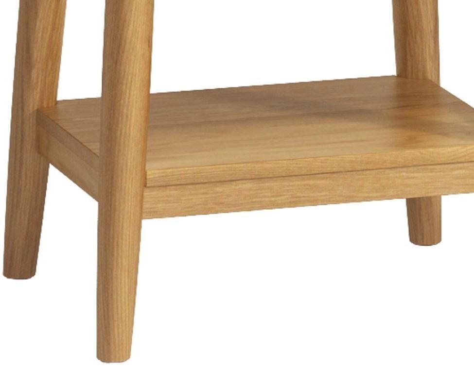 Product photograph of Malmo Oak 1 Drawer Bedside Table from Choice Furniture Superstore.