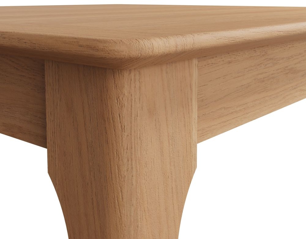 Product photograph of Appleby Oak Rectangular Dining Table from Choice Furniture Superstore.