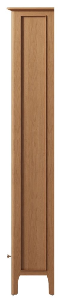 Product photograph of Appleby Oak 1 Drawer Bookcase from Choice Furniture Superstore.