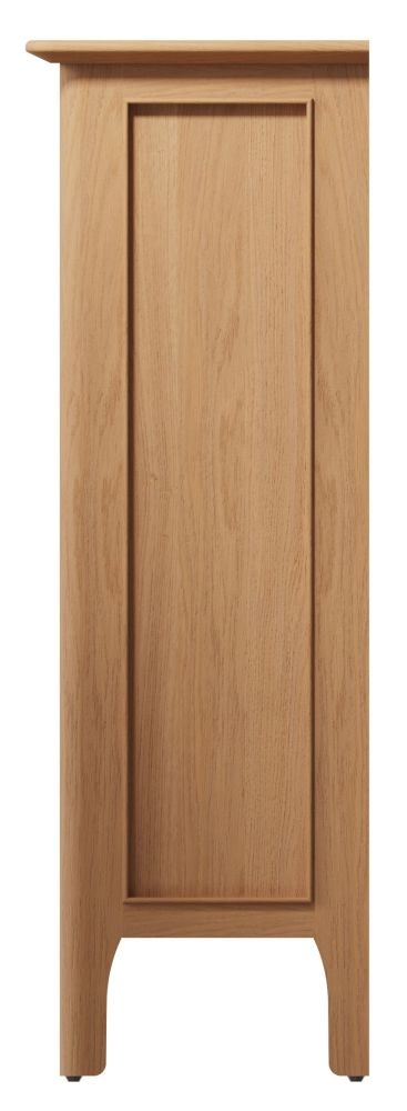Product photograph of Appleby Natural Oak Small Bookcase from Choice Furniture Superstore.