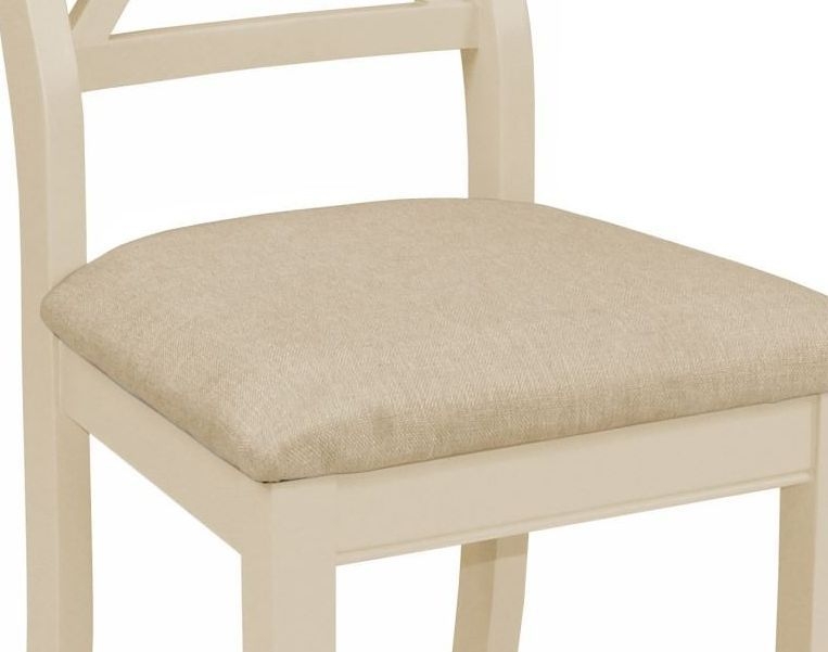 Product photograph of Harmony Cobblestone Painted Bedroom Chair from Choice Furniture Superstore.