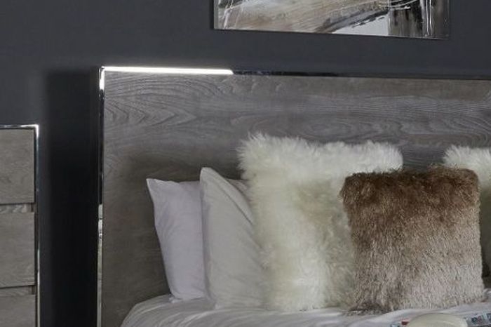 Product photograph of Diego Natural Elm Wood 6ft Queen Size Bed from Choice Furniture Superstore.