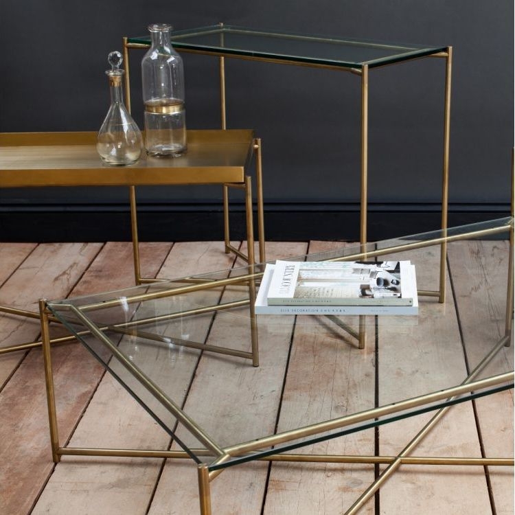 Product photograph of Gillmore Space Iris Black Marble Top With Brass Frame Console Table - Large from Choice Furniture Superstore.