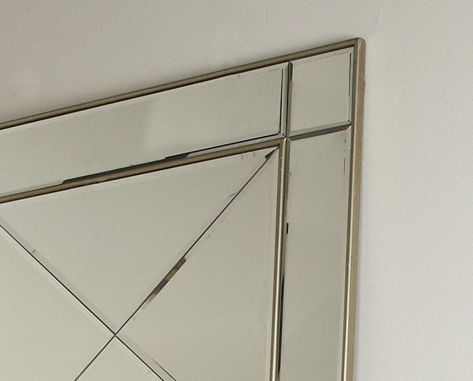 Product photograph of Beaumont Gold Wall Mirror - 130cm X 90cm from Choice Furniture Superstore.